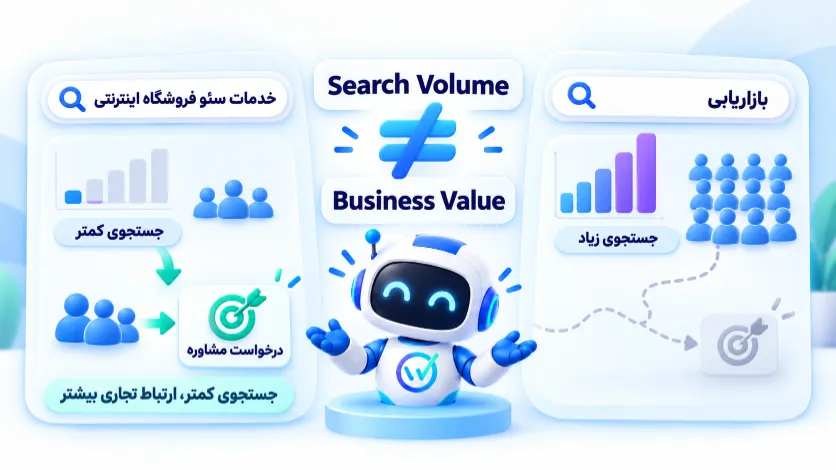 تفاوت Search Volume و ارزش کلمه کلیدی برای کسب و کار